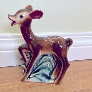 Vintage deer planter